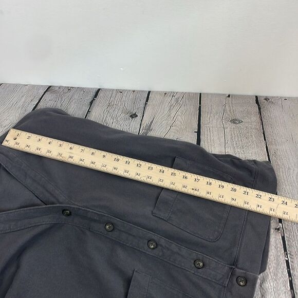 MADEWELL DARK GREY ORGANIC COTTON PATCH POCKETS CARDIGAN TOP Sz XXS - Picture 14 of 14